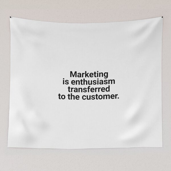 Item preview, Marketing is enthusiasm transferred to the customer (mug) designed and sold by Fit & Fun  Gallery.