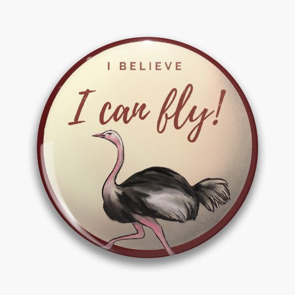 Item preview, I Believe I can Fly - the ambitious Ostrich designed and sold by gloriaC CREATE.