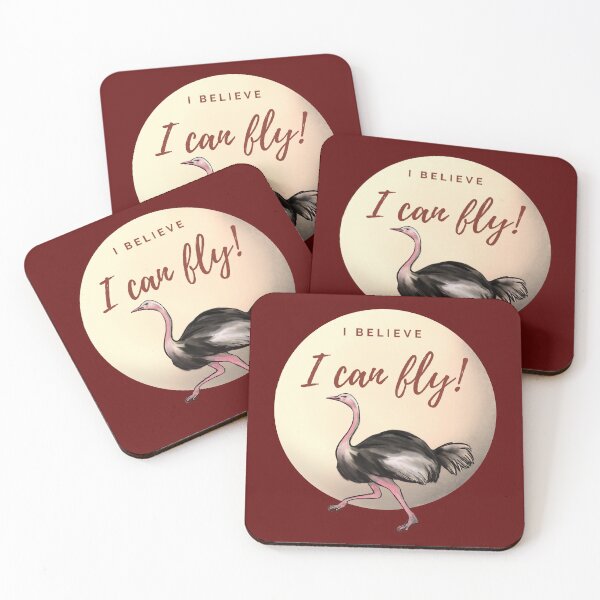 Item preview, I Believe I can Fly - the ambitious Ostrich designed and sold by gloriaC CREATE.