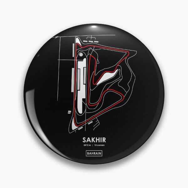 Item preview, SAKHIR - BAHRAIN TRACK MAP 2.0 RED designed and sold by andreanastasio.