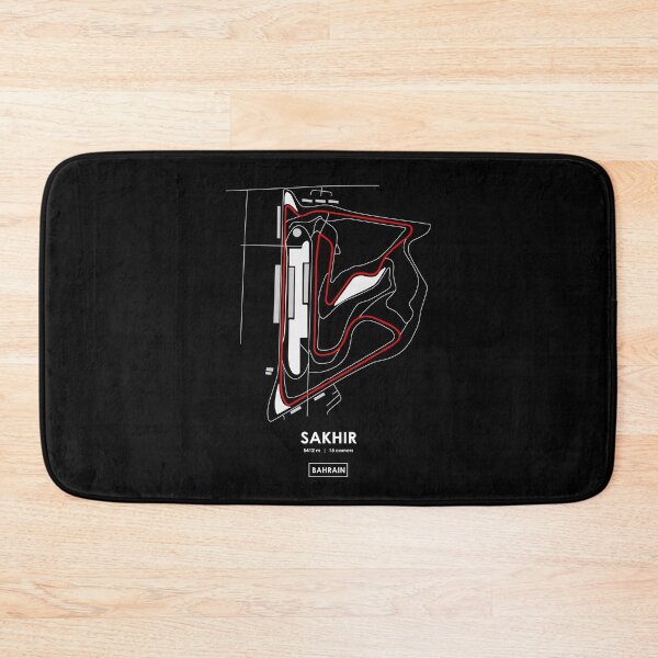 Item preview, SAKHIR - BAHRAIN TRACK MAP 2.0 RED designed and sold by andreanastasio.