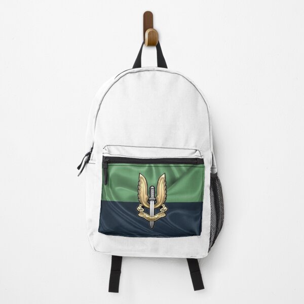 Item preview, Special Air Service - SAS Badge over Unit Flag designed and sold by Serge Averbukh Art Studio.