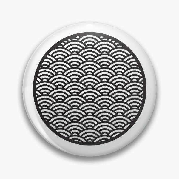 Item preview, Seigaiha Traditional Japanese Pattern - Circle designed and sold by yusuke-art.