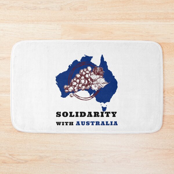 Item preview, SOLIDARITY WITH AUSTRALIA WINE AND SUPPORT OF FREEDOM AND HUMAN RIGHTS designed and sold by thebaronart.