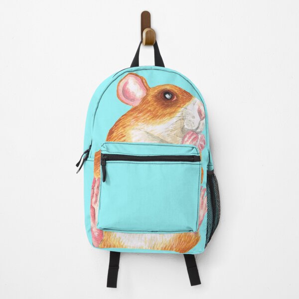 Item preview, Rat sitting (blue background) designed and sold by mindgoop.