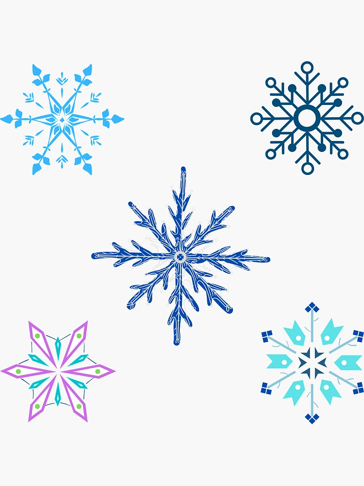 Large Snowflake 2 Piece Stencil Set 14 Mil 8 X 10 Painting