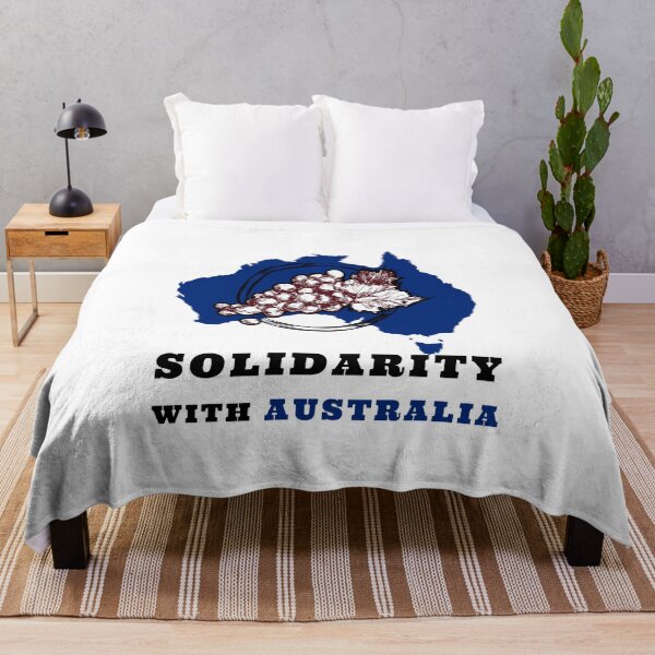 Item preview, SOLIDARITY WITH AUSTRALIA WINE AND SUPPORT OF FREEDOM AND HUMAN RIGHTS designed and sold by thebaronart.