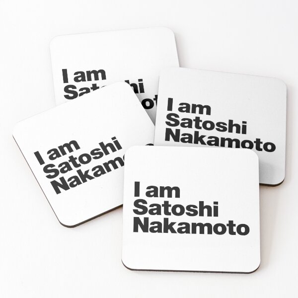 Item preview, I am Satoshi Nakamoto (black) designed and sold by dudethecreator.