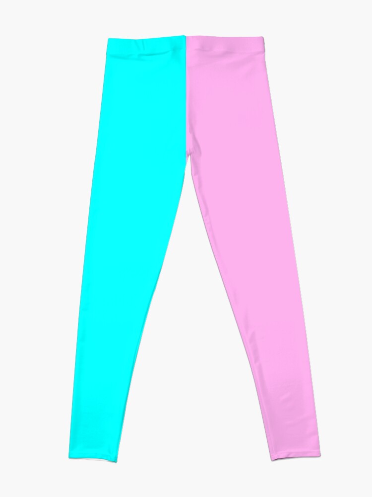 Pink & Blue Pastel Swirl Print Leggings – FyBy