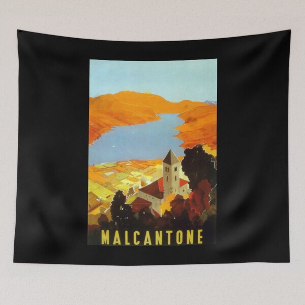 Item preview, retro classic Malcantone poster designed and sold by CorasPosters.