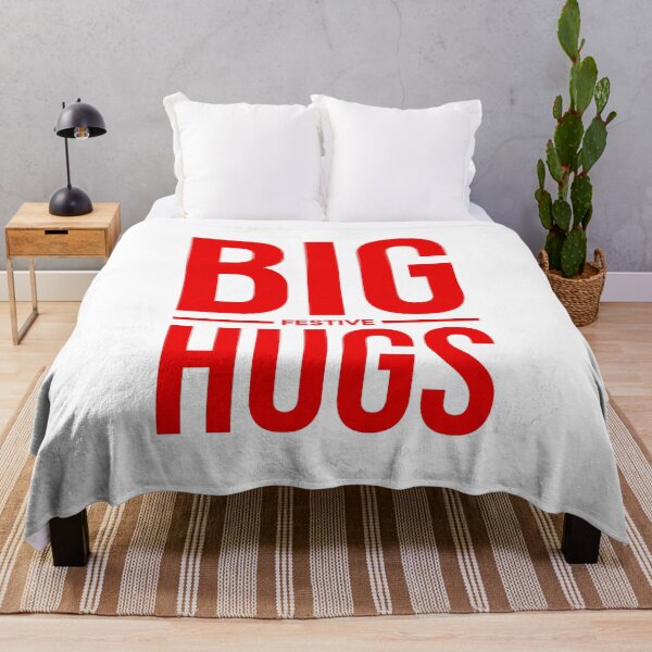 Item preview, Big Festive Hugs - Xmas Christmas Card designed and sold by Seth's Tees.