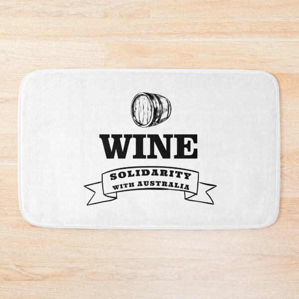 Item preview, SOLIDARITY WITH AUSTRALIA WINE AND SUPPORT OF FREEDOM AND HUMAN RIGHTS designed and sold by thebaronart.