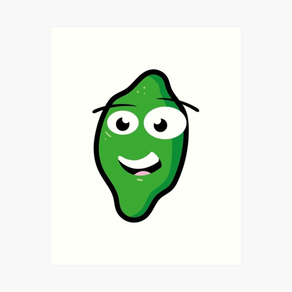 Item preview, Funny cartoon green lime character designed and sold by PabloArt.