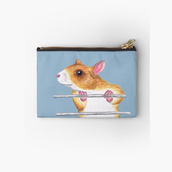 Item preview, Happy rat (blue background) designed and sold by mindgoop.