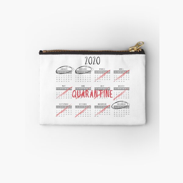 Item preview, January, February, Quarantine, December | 2020 Calendar designed and sold by itsokaybyme.