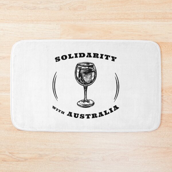 Item preview, SOLIDARITY WITH AUSTRALIA WINE AND SUPPORT OF FREEDOM AND HUMAN RIGHTS designed and sold by thebaronart.