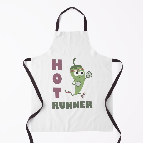 Item preview, Hot Runner Green Retro Running Hot Pepper designed and sold by Hedgie Designs.