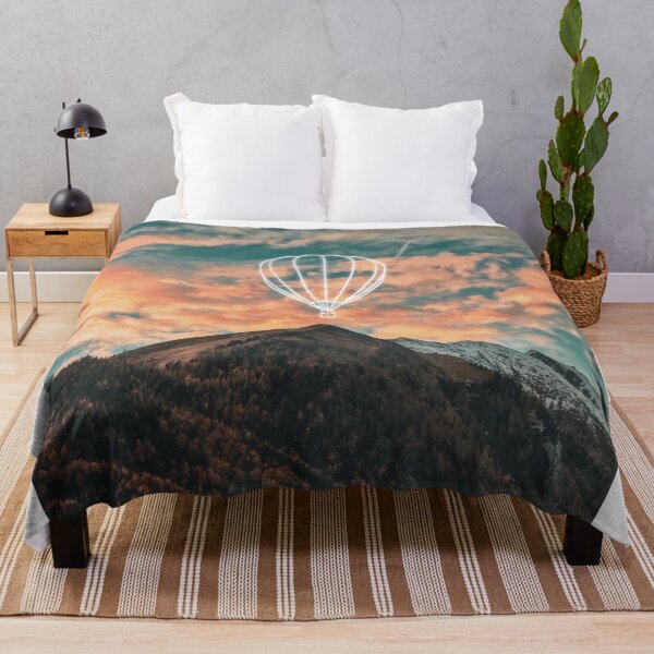 Item preview, Air Balloon on Mountain Landscape designed and sold by Zetsmo.