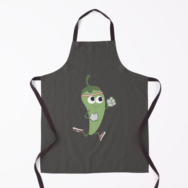 Item preview, Awesoem Retro Cartoon Green Pepper  Runner designed and sold by Hedgie Designs.