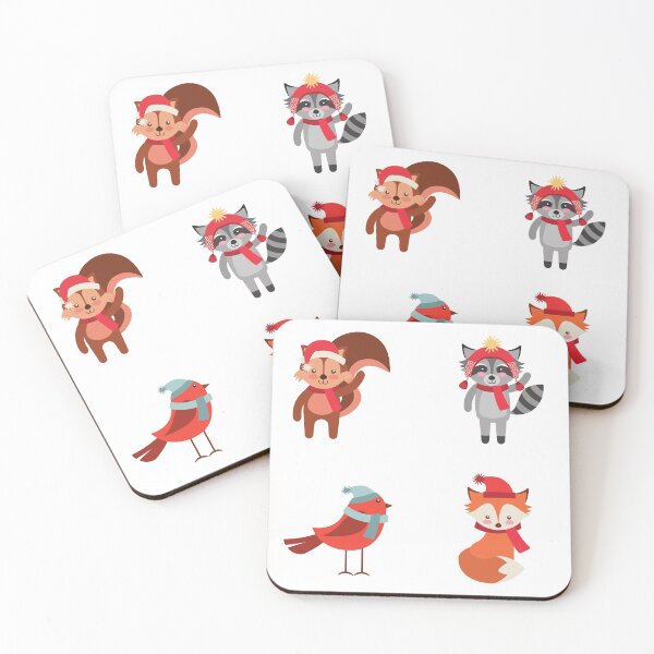 Item preview, Christmas cute animals designs designed and sold by AnujShah7.