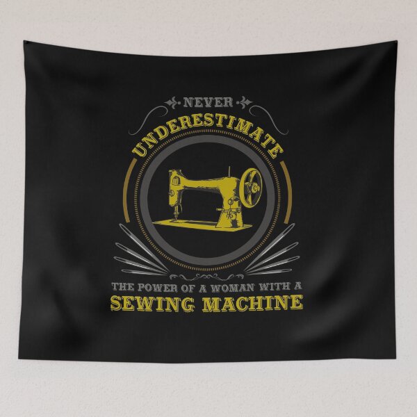 Item preview, Funny Sewing Gift for Seamstress Quilters Sewingmachine   designed and sold by Rzelemenz.