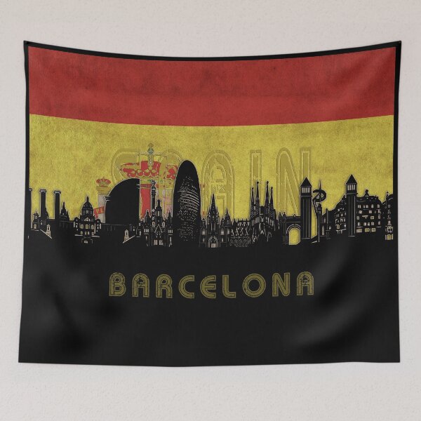 Item preview, barcelona skyline designed and sold by BekimART2.