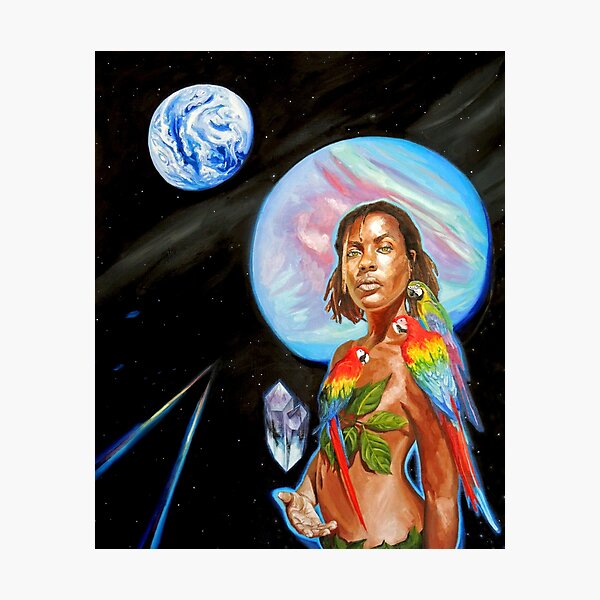 Venus Levitating Crystals Photographic Print