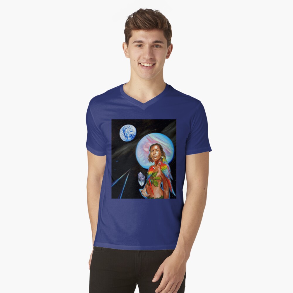 Item preview, V-Neck T-Shirt designed and sold by BlueStarseed.