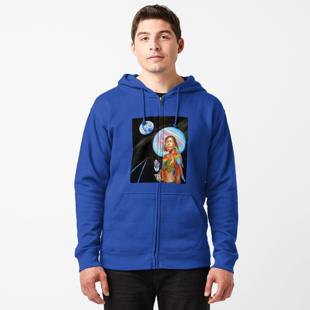 Item preview, Zipped Hoodie designed and sold by BlueStarseed.