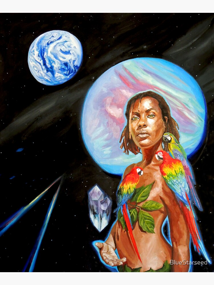 Thumbnail 3 of 3, Sticker, Venus Levitating Crystals designed and sold by BlueStarseed.