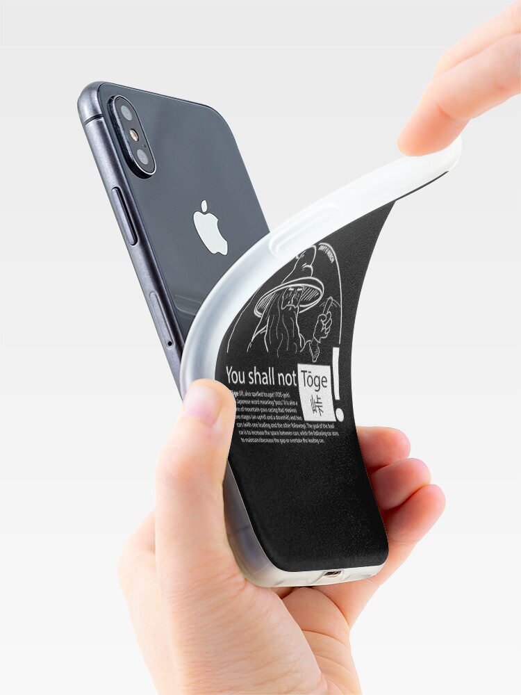 Thumbnail 4 of 5, iPhone Case, You Shall Not Toge Funny Fantasy Middle Earth Racing Kanji designed and sold by driftmerch.