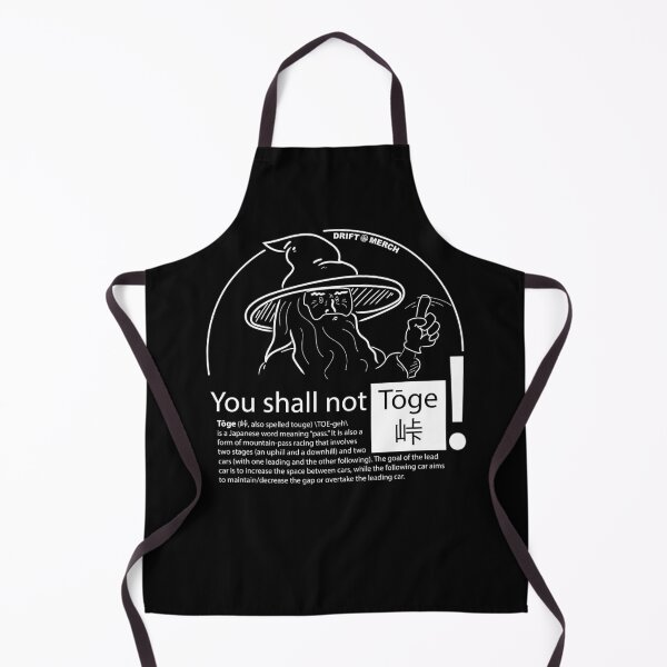 Item preview, You Shall Not Toge Funny Fantasy Middle Earth Racing Kanji designed and sold by driftmerch.