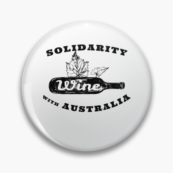 Item preview, SOLIDARITY WITH AUSTRALIA WINE BOTTLE AND SUPPORT OF FREEDOM AND HUMAN RIGHTS designed and sold by thebaronart.