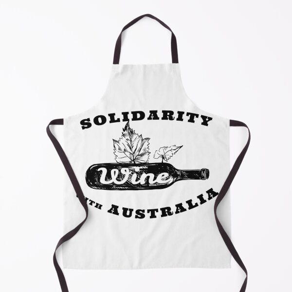 Item preview, SOLIDARITY WITH AUSTRALIA WINE BOTTLE AND SUPPORT OF FREEDOM AND HUMAN RIGHTS designed and sold by thebaronart.