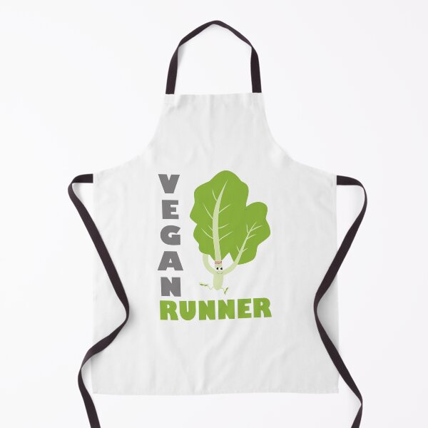 Item preview, Vegan Runner Retro Running Kale designed and sold by Hedgie Designs.