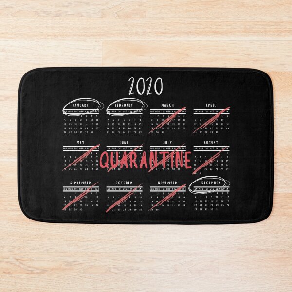 Item preview, January, February, Quarantine, December | 2020 Calendar designed and sold by itsokaybyme.