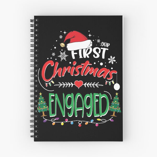 Item preview, Our First Christmas Engaged Funny 1st Christmas Matching Couple Gift Ideas for Newlyweds Mr and Mrs designed and sold by clothesy7.