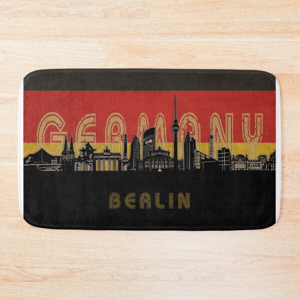 Item preview, berlin skyline flag designed and sold by BekimART2.