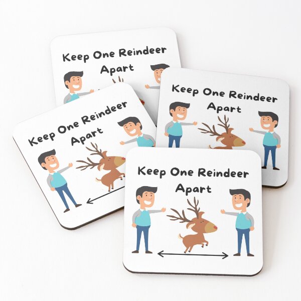 Item preview, Keep One Reindeer Apart designed and sold by ImperialBaron.