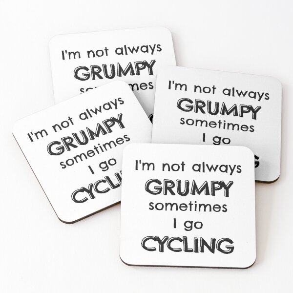 Item preview, I'm not always grumpy sometimes I go cycling designed and sold by TheGreenGoat.