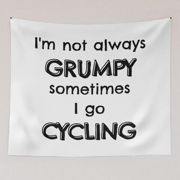 Item preview, I'm not always grumpy sometimes I go cycling designed and sold by TheGreenGoat.