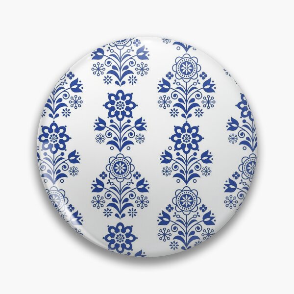 Item preview, Blue flower art  designed and sold by Broken Antler Designs .