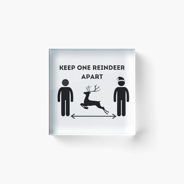 Item preview, Keep One Reindeer Apart designed and sold by ImperialBaron.