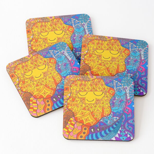 Item preview, Sun and Moon Zentangle designed and sold by artbyalette.