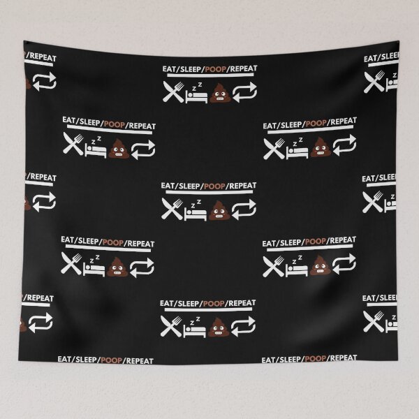 Item preview, Eat sleep poop repeat - Images designed and sold by sgmydesigns.