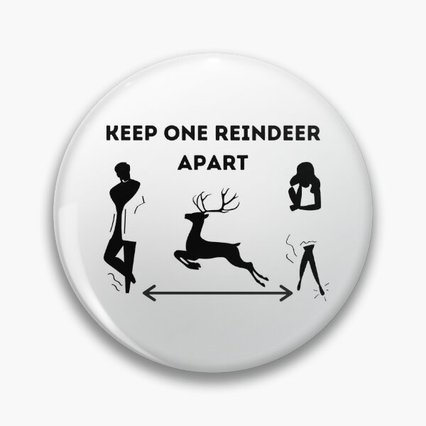 Item preview, Keep One Reindeer Apart designed and sold by ImperialBaron.