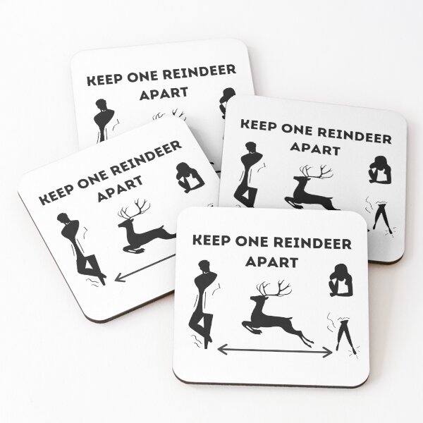 Item preview, Keep One Reindeer Apart designed and sold by ImperialBaron.