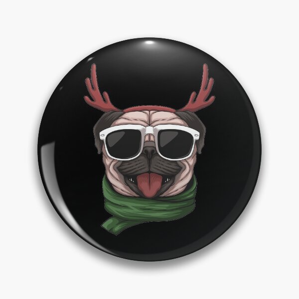 Item preview, Pug in the Christmas spirit designed and sold by Phate86.