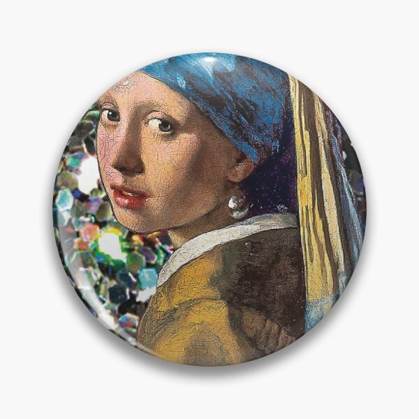 Item preview, Glitter Girl with a pearl earring designed and sold by Sshara.