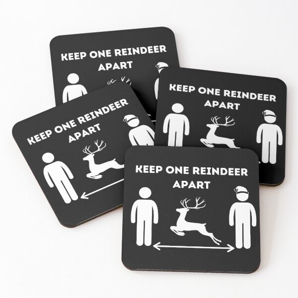 Item preview, Keep One Reindeer Apart designed and sold by ImperialBaron.